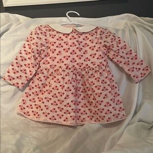 Hill House the tiny lottie dress in pink floral NWT